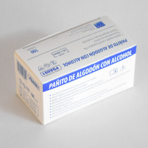 Pañito de Algodón con Alcohol