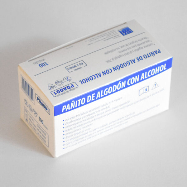 Pañito de Algodón con Alcohol