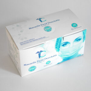 Tapabocas Desechable Elástico x 50