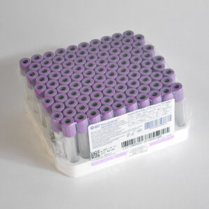 Tubo Tapa Lila EDTA K2 4 ML